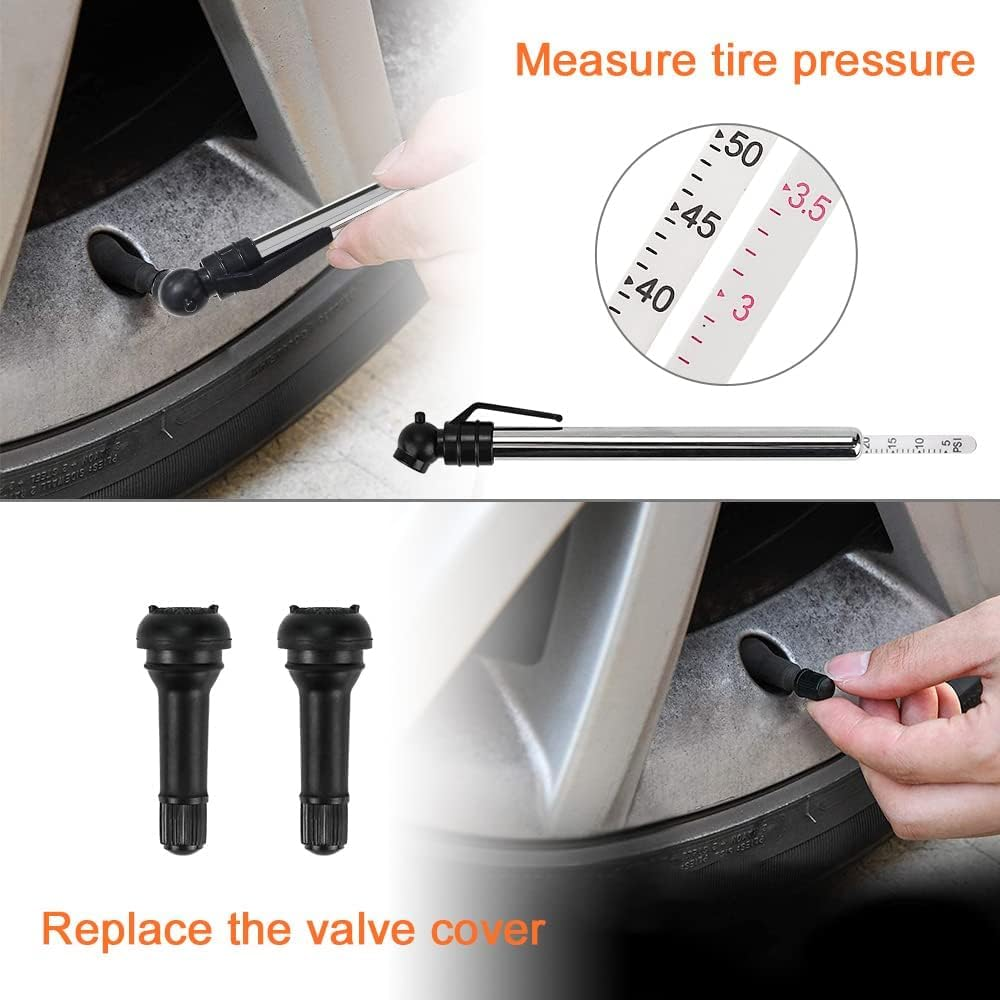 ZANZER Tyre Repair Kit- 120 Pcs Car Tyre Puncture Repair Kit, Heavy Duty Flat Tyre Emergency Repair Tool Kit W/Tire Plugs,Strips,Tyre Valves Tools - Value Pack for Auto Car Van Truck Motorcycle Etc image number 4