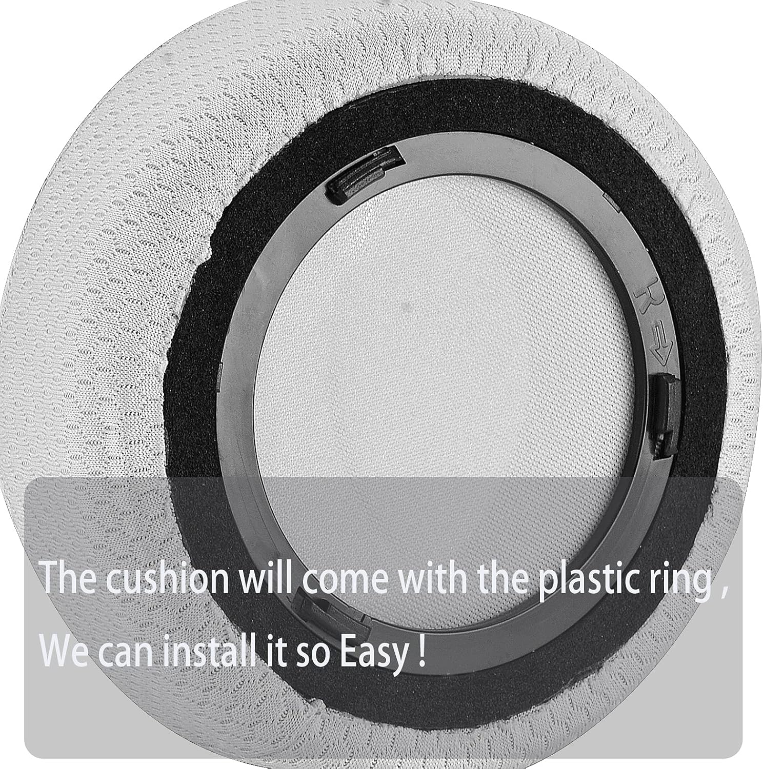 Upgrade Virtuosoxt Gray Thicker Earpads - Ear Cushion Compatible with Corsair Virtuoso RGB Wireless Se/Virtuoso XT Gaming Headset Replacement Ear Pad Integrated Plastic Buckle image number 4