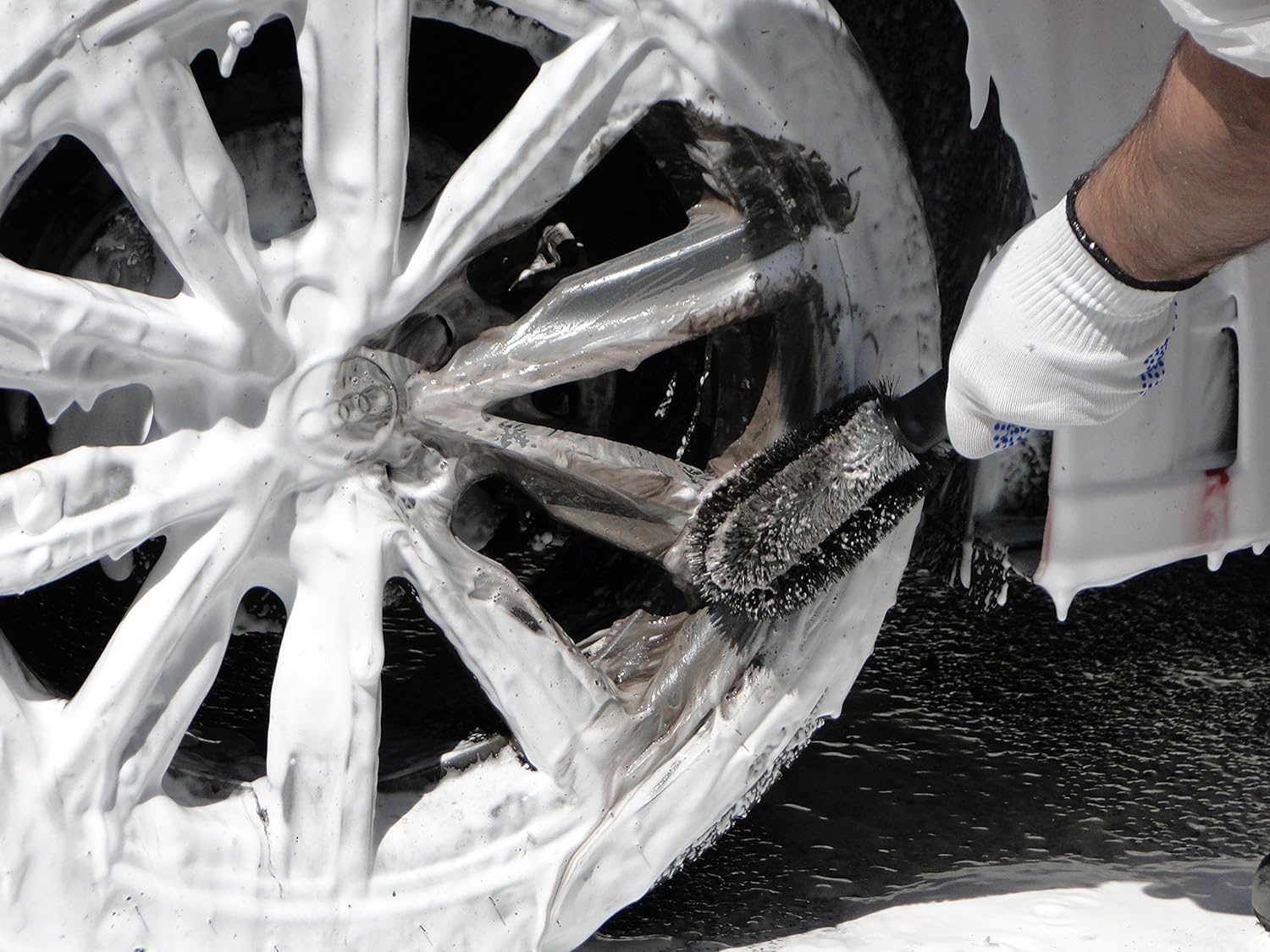 Car Wheel Brush - Cleaning Brush - No Scratches - Brush 26 Cm