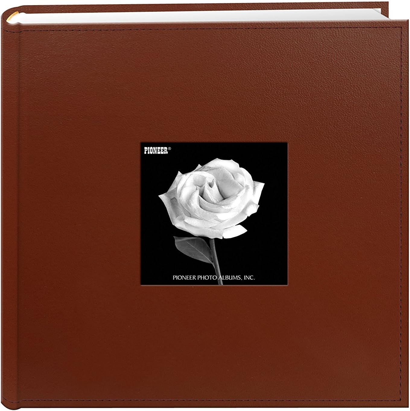 Sewn Leatherette 200 Pkt 4X6 Photo Album, Blue