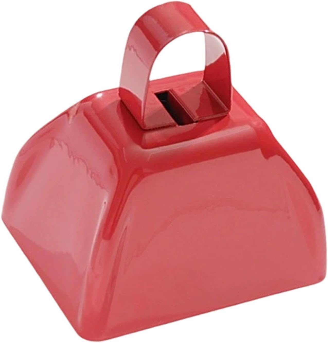 Yunhgft Metal Cowbell, 7.4 X 6 X 7.5 Cm, for Parties, Cheering, Graduation, Red