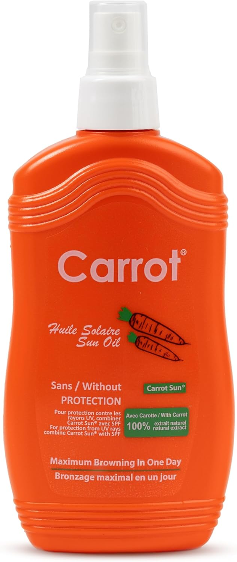 Carrot Sun Australia Carrot Tanning Oil 200Ml image number 4