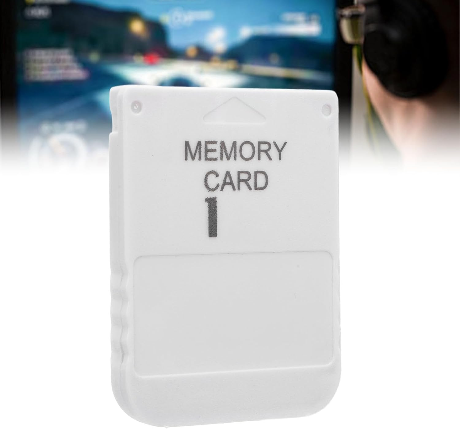 1MB Memory Card for PS1, High Speed Read Write, Game Memory Card for Saving Games and Information