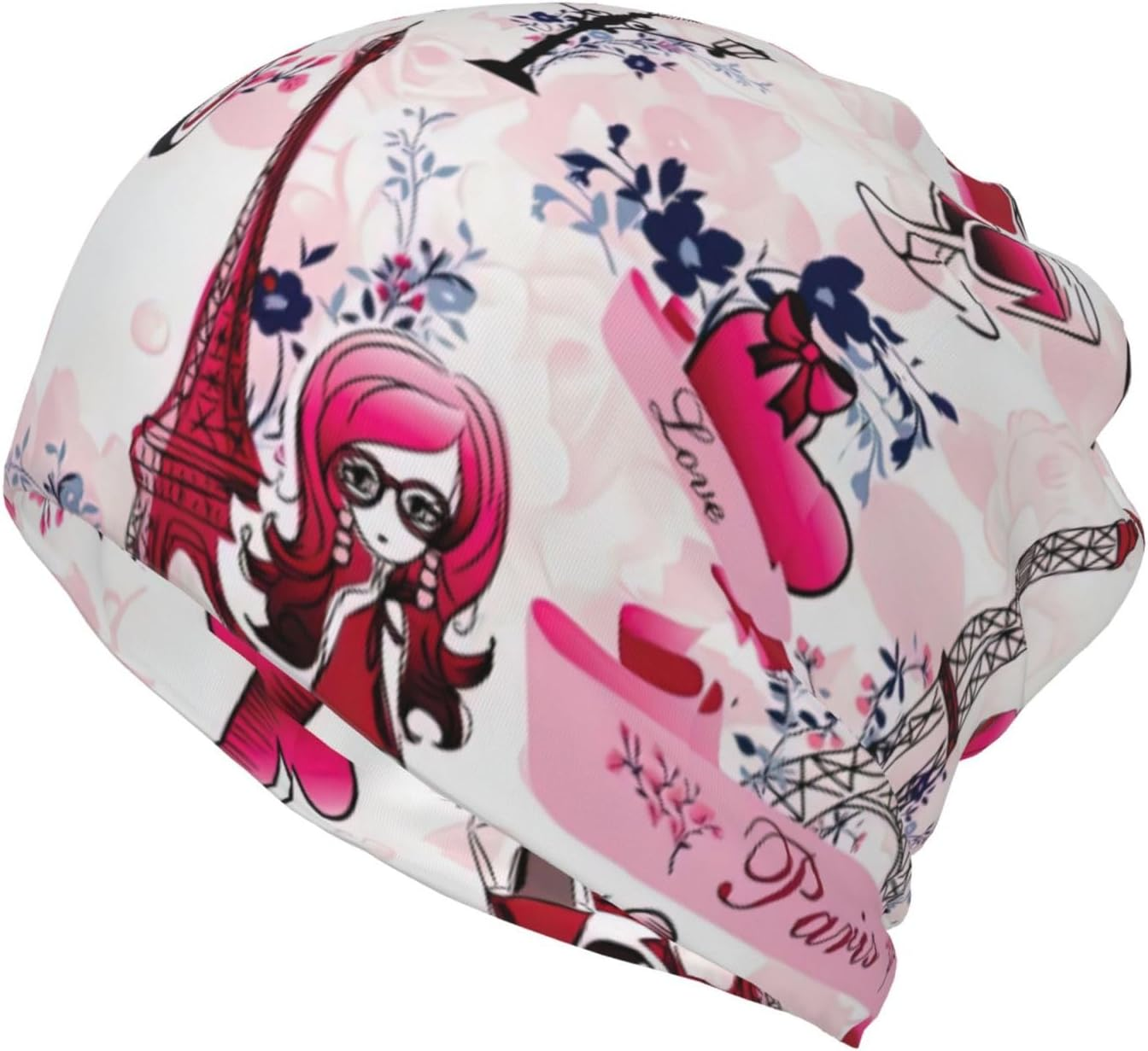 Marble Texture Copper Splatter Print Adult Beanie Hat Mens Women Cancer Headwear Beanies Cap Winter Warm Hats Outdoor image number 4