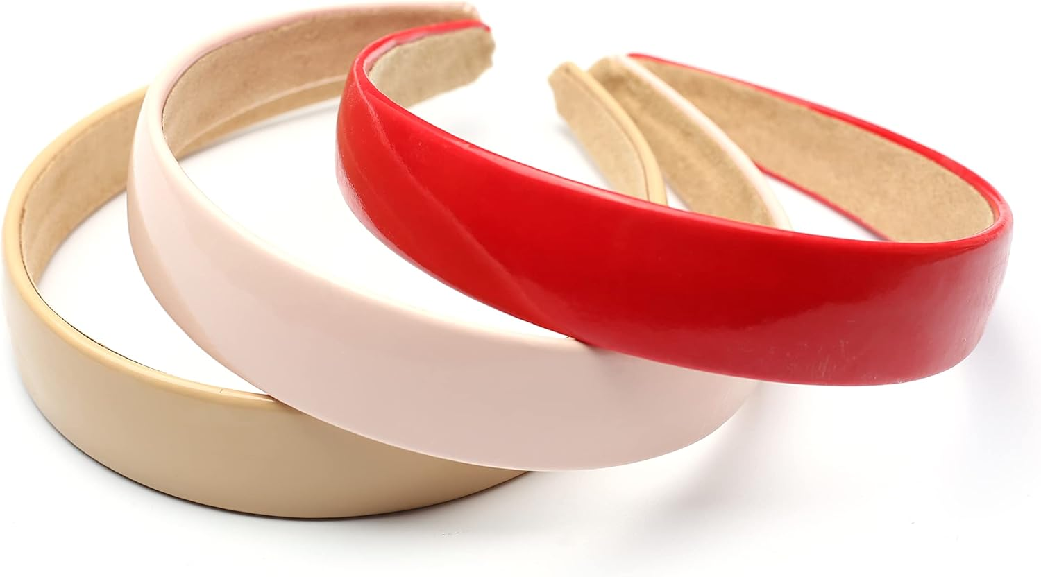 PU Headband Headdress Headbands Hair Accessories (Khaki) image number 5