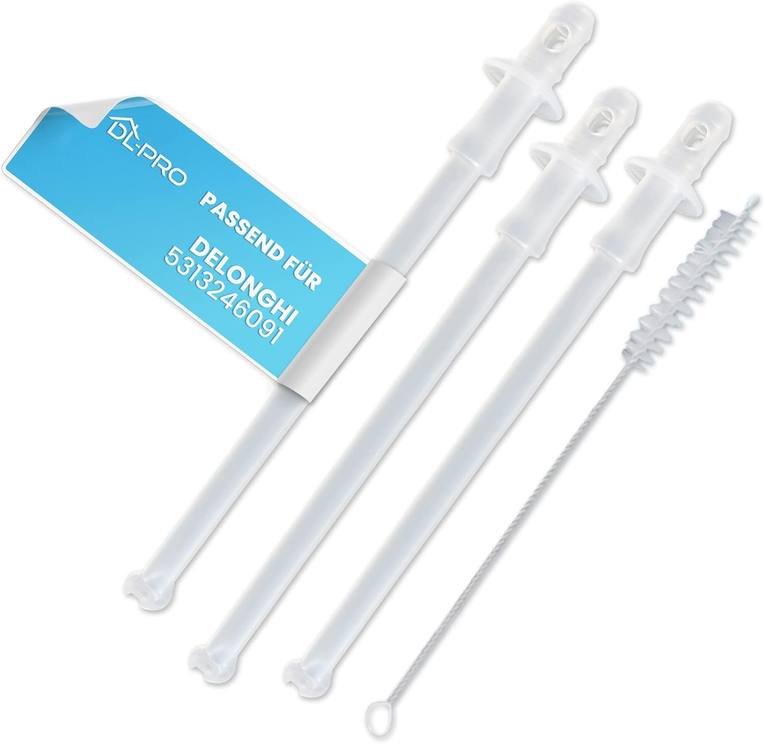 Dl-Pro 3 X Milk Suction Tube for Delonghi 5313246091 + Brush 17 Cm for ECAM656.55 ECAM656.75 Primadonna Elite Coffee Machine Fully Automatic Coffee Machine image number 4