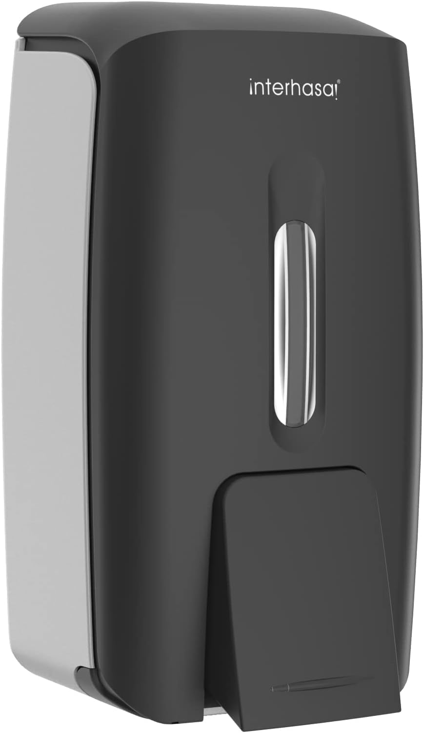 Interhasa! Manual Soap Dispenser Wall Mounted Hand Commercial Liquid Soap Dispenser 800Ml for Kitchen Bathroom Support Liquid Gel Soap, ABS, White, 0.47Kg, 110 * 90 * 225Mm