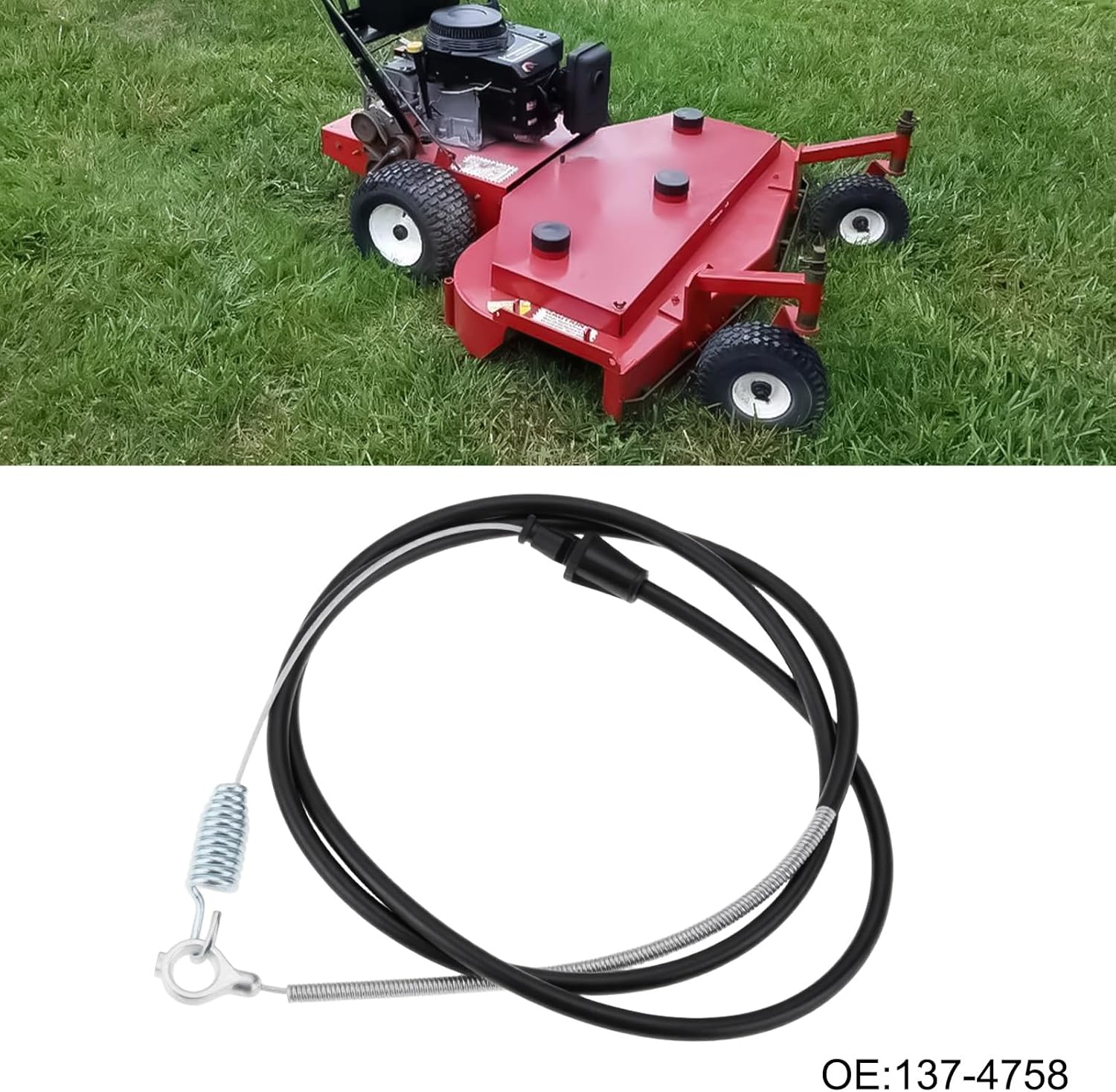 Mower Traction Control Cable 137-4758 Compatible with Exmark Compatible with Toro 30 Inch image number 3