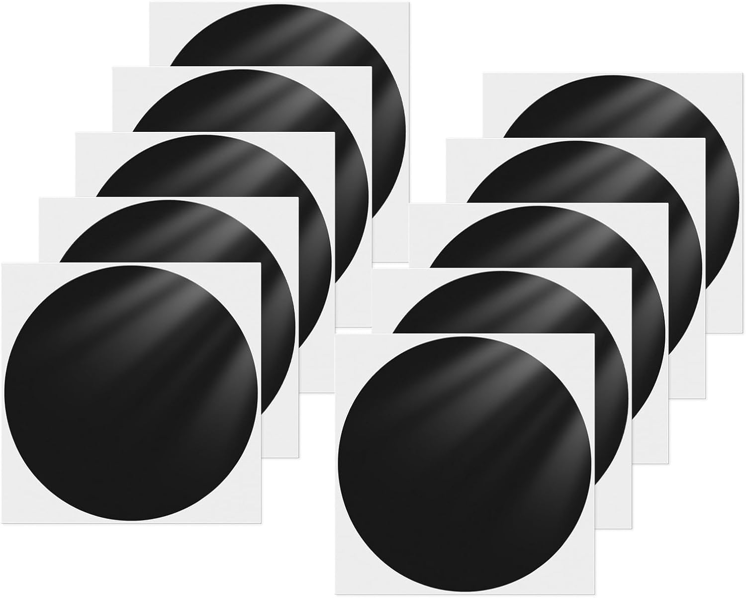 Orange Dot Stickers 6 Inch Vinyl Self-Adhesive Colored Circle Labels Removable Waterproof Coding Decals round Tag for Boxes Coloring Organizing Marking 10 PCS