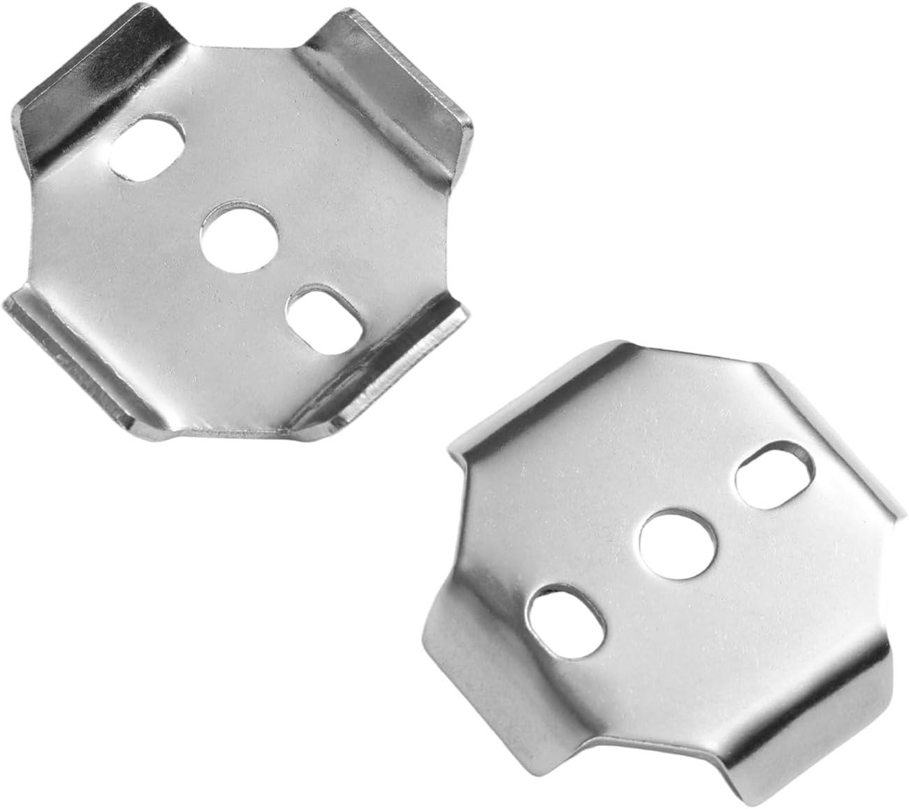Lasuroa 2Pcs Towel Bar Replacement Parts, 39X39Mm Stainless Steel Square Buckle Wall Bracket Towel Bar Base Spacers Fixing Piece Screws Bathroom Mounting Hardware Kit for Towels Rod Accessories image number 4