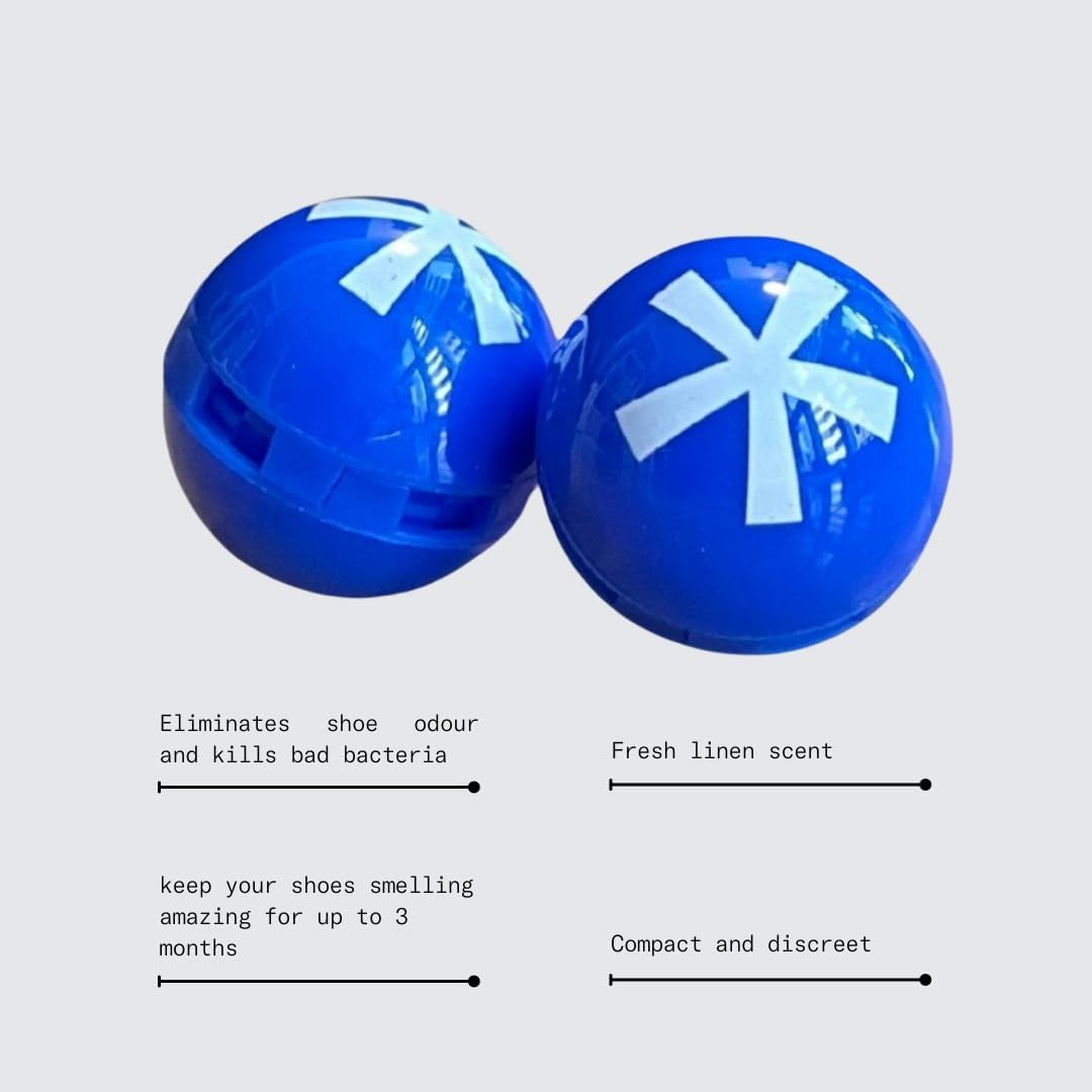 THE SNEAKER LAUNDRY Deodorising Balls for Shoes, Bags,Closets and Car - Long Lasting Fragrance Upto 3 Months - Pack of 6 image number 1