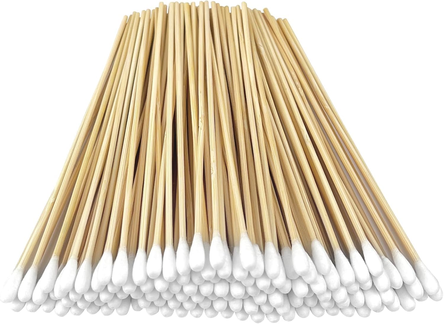 Iebeauty Cotton Swabs Swab Applicator Q-Tip 100 Pieces 15Cm Extra Long Wood Handle Sturdy