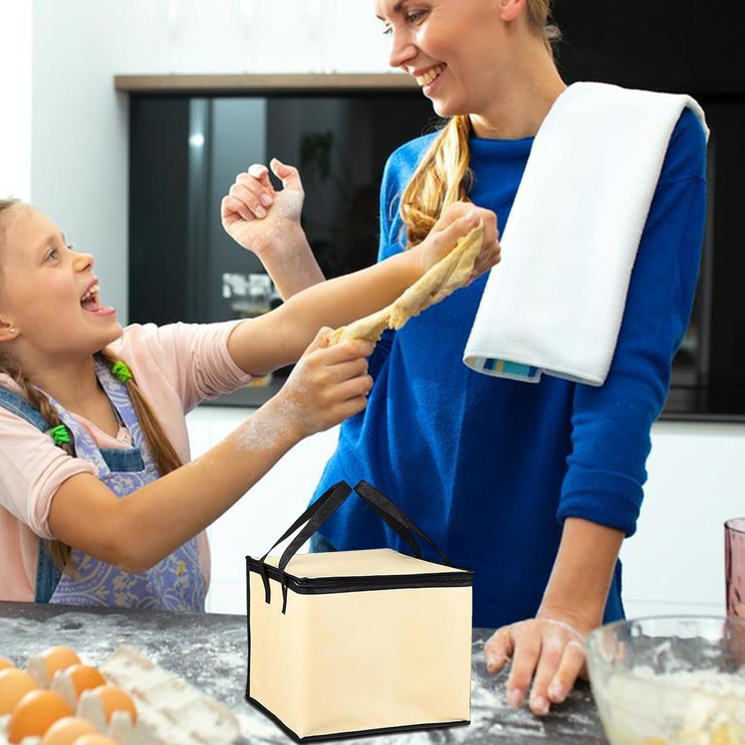 Roczential Bread Proofer Dough Proofer Temperature Control Bread Making Tool Sourdough Starter Warmer Sourdough Heating Pad Yogurt Bread Fermentation Baking Fermentation for Making Bread image number 1