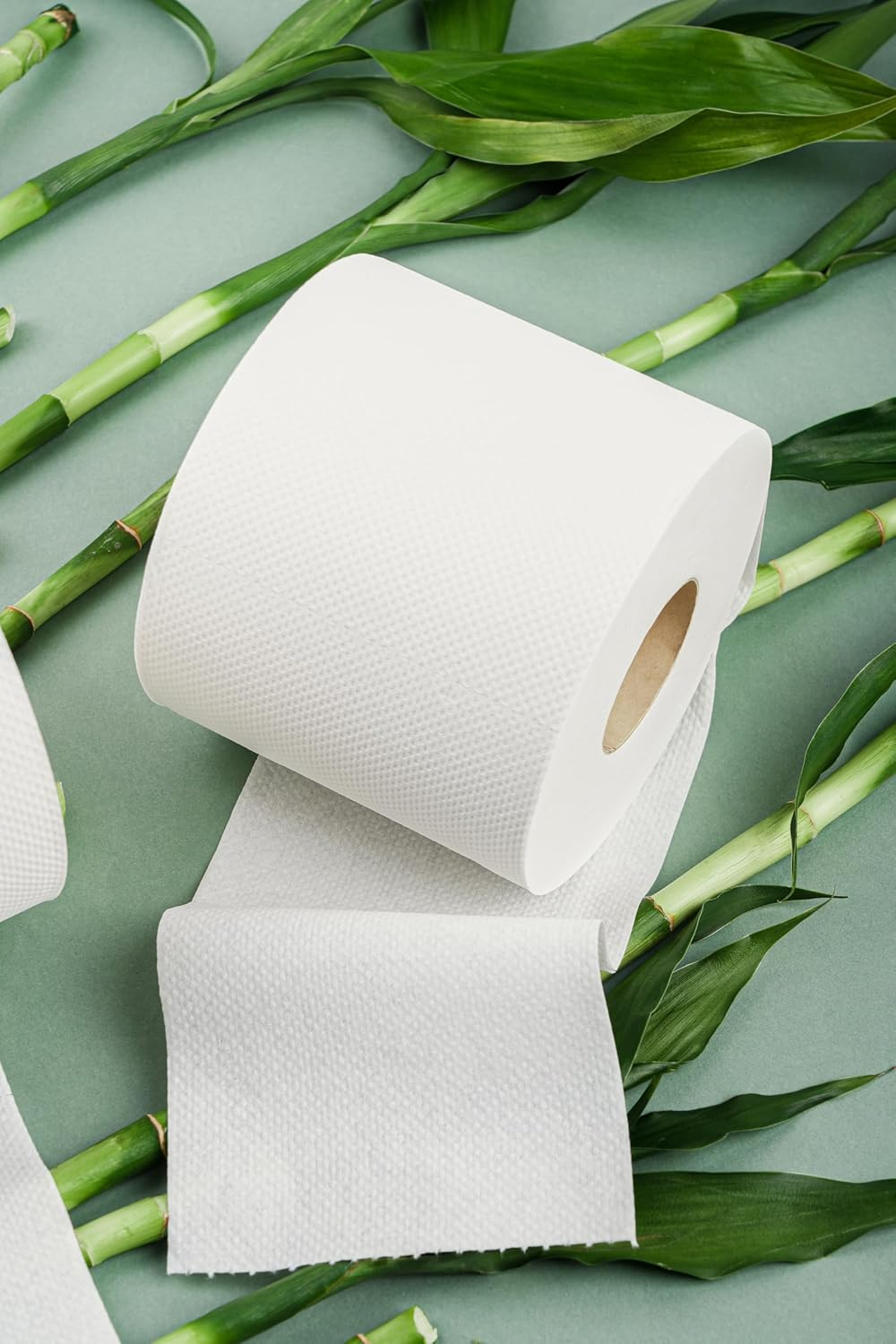 Premium 3-Ply, 100% Bamboo Toilet Paper, 32 Rolls Pack, More than Double Length - Ultra Soft and Mega Strong with 400 Sheets per Roll image number 3