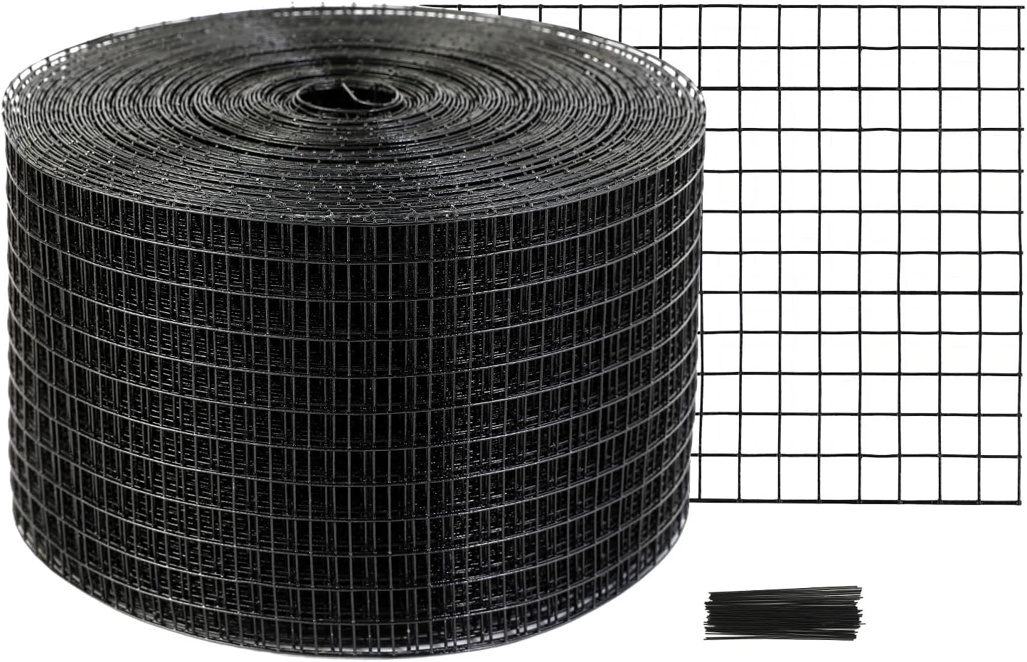 VEVOR 8 Inch X 100Ft Solar Panel Bird Guard, Critter Guard Roll Kit with Rust-Proof PVC Coating, Solar Panel Guard with 50Pcs Tire Wires, 1/2 Inch Wire Roll Mesh image number 4