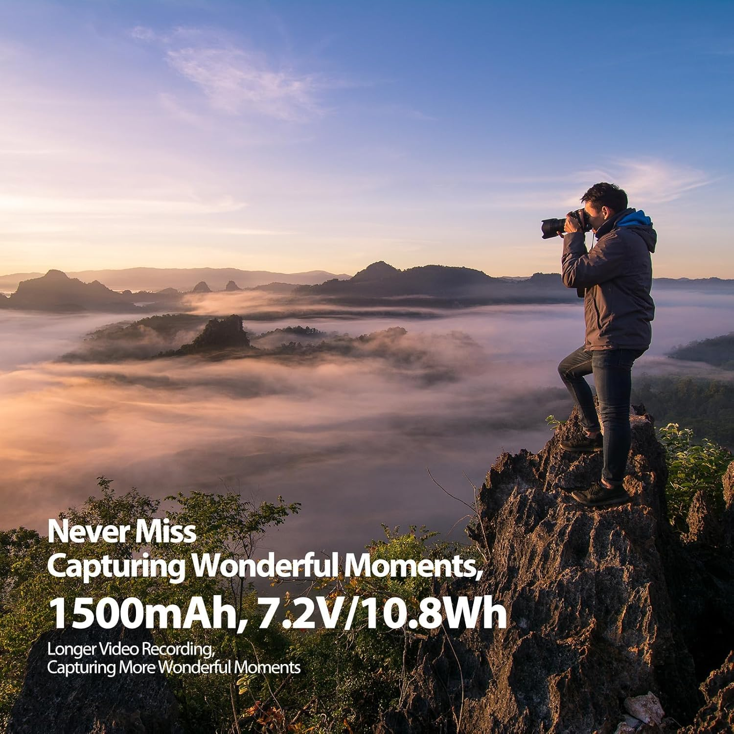 ENEGON NP-W126/W126S USB C Direct Charging Replacement Batteries 1500Mah (2-Pack) with 2 in 1 USB-C Charging Cable for Fujifilm NP-W126 Finepix HS30EXR HS35EXR HS50EXR X-A1/E1/E2/E3/M1/Pro1/T1/T3 image number 3