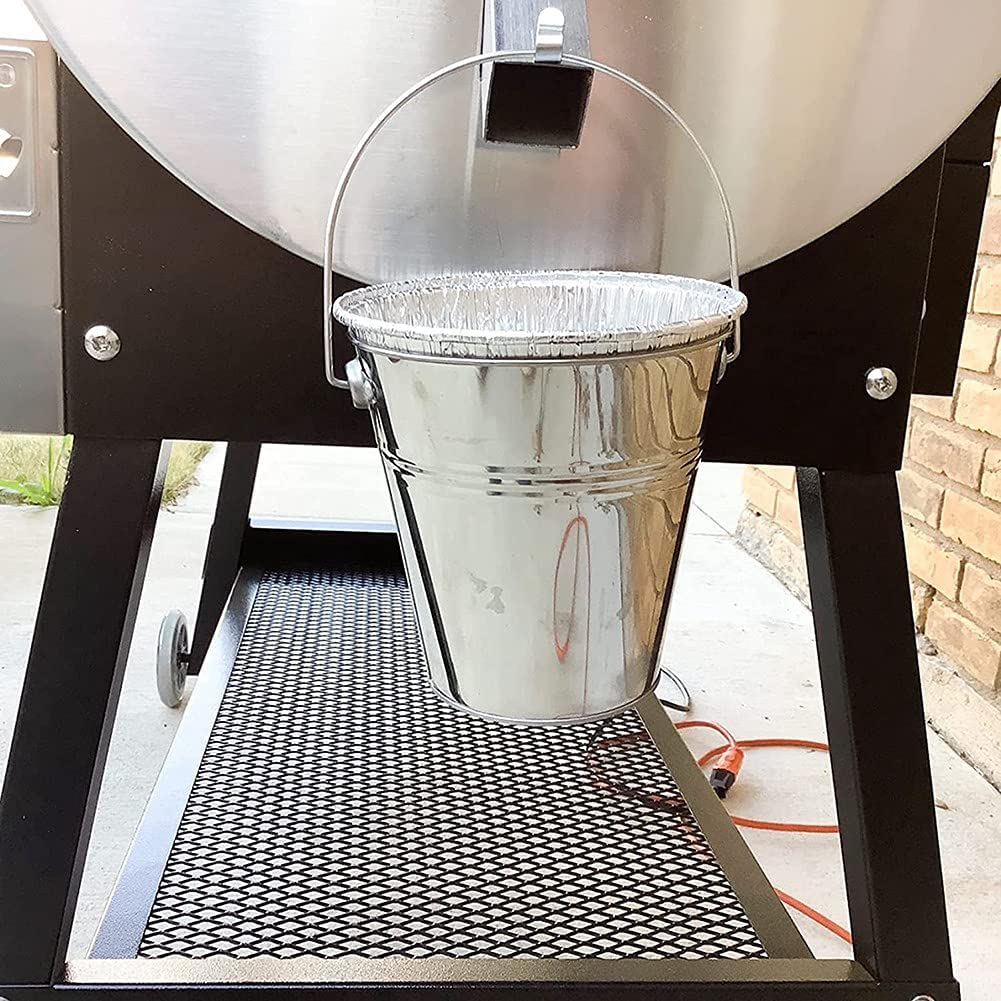 12 Pack Disposable Grease Bucket Liners Fit for Traeger Wood Fired Pellet BBQ Grill Accessories image number 6