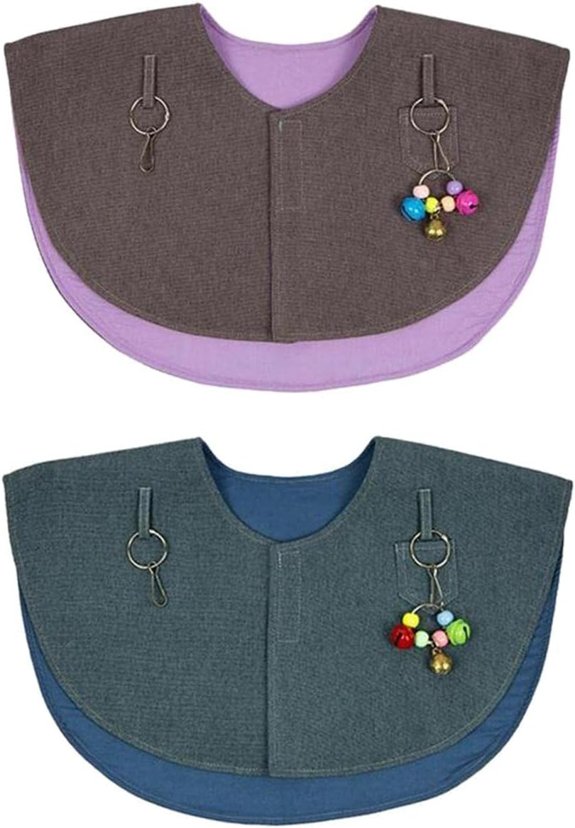 Perfk 2Pcs Parrot anti Scratch Shoulder Protector Pet Pad Diaper Shawl for Macaws image number 6