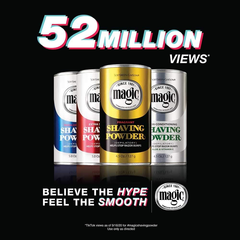 Softsheen-Carson Magic Skin Conditioning Shaving Powder, 4.5 Oz image number 3