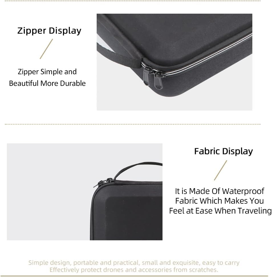 Coyktonty Bag Carrying Case,Travel Portable Bag for for DJI Neo 2 Drone (Black) image number 4