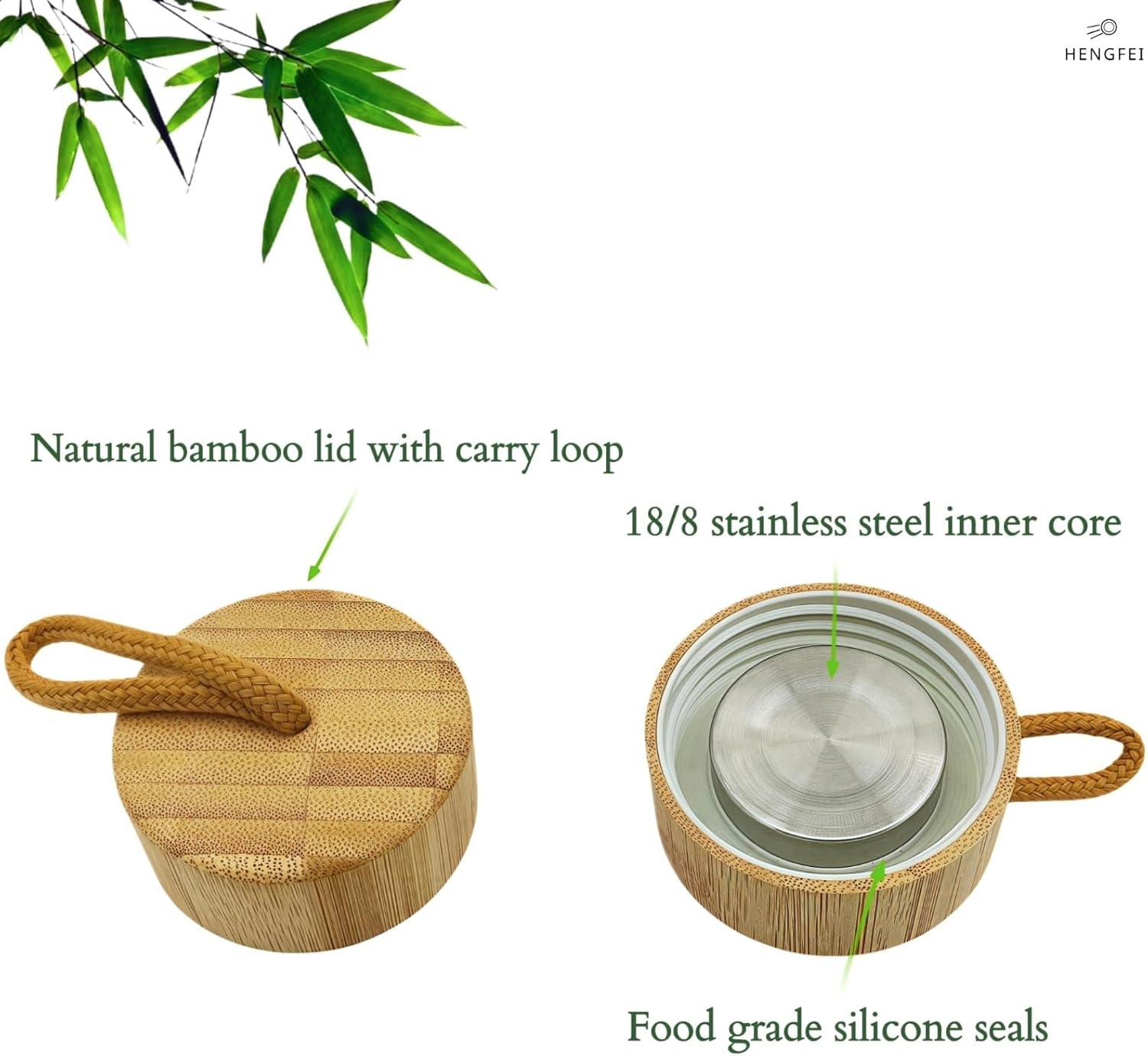 1Litre Glass Drink Bottle with Silicone Sleeve, Borosilicate Glass Water Bottle with Time Markings and Bamboo Lid, Wide Mouth (Army Green Silicone Sleeve, 1000Ml) - Black Silicone Sleeve image number 3