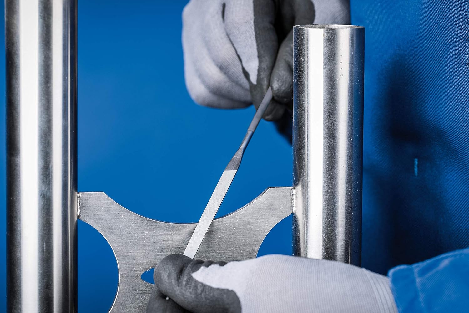 Pferd 266/16160H2 Cut 2 Type Needle File, Multi-Colour, 160 Mm, Set of 12 Piece image number 2