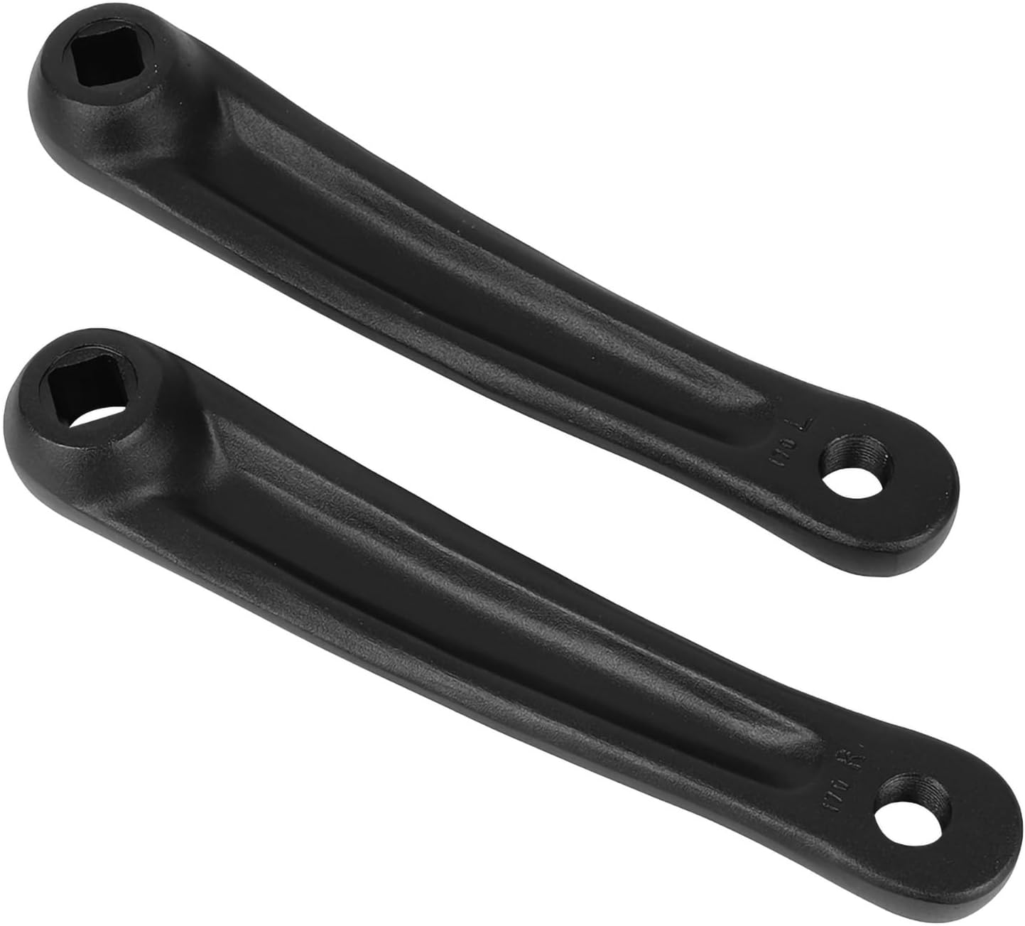 Omabeta 1 Pair Bike Crank Arms for Variety of Bikes,Mountain Bike Tooth Plate Crank,Repaire Tool Crank Arm Left Diamond Hole Square Hole 170Mm