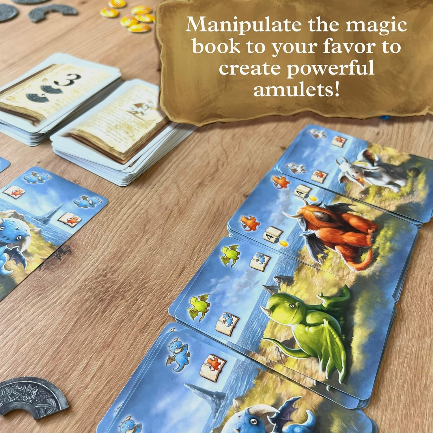 Thames & Kosmos | Dragonkeepers | Boardgame | Competitive Card Game | Fantasy Game| Baby Dragons | Strategy Game image number 5