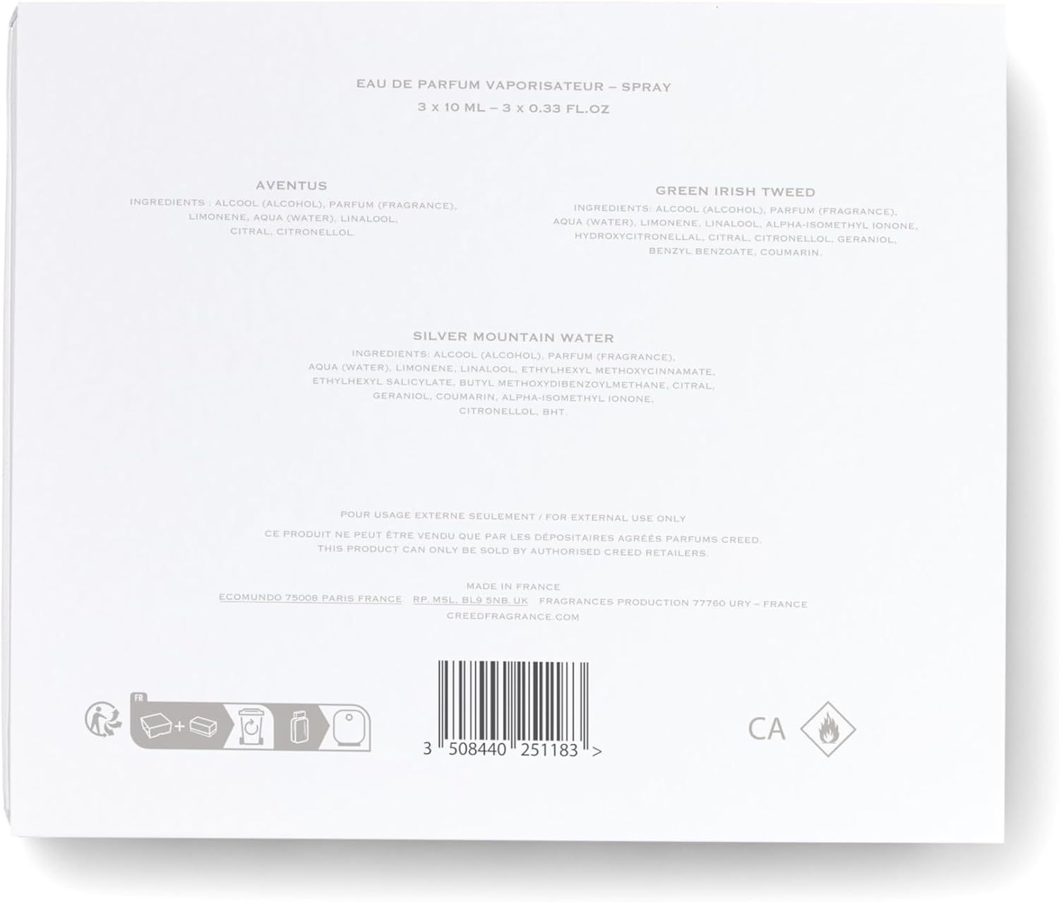 Creed Men'S 3-Piece Discovery Set image number 4