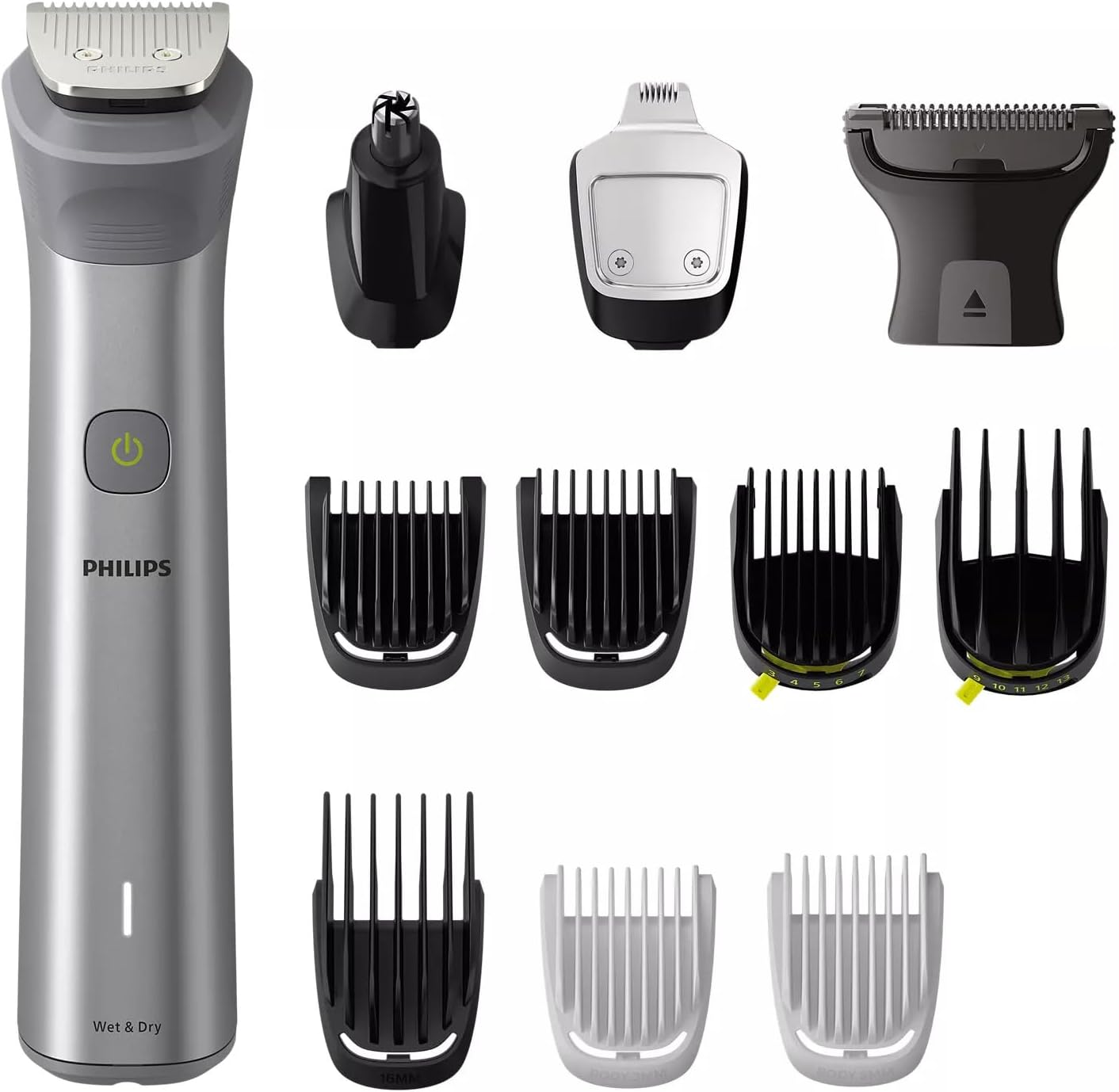 Philips All-In-One Series 5000, 12-In-1 Face, Hair and Body Trimmer, MG5950/15 image number 3