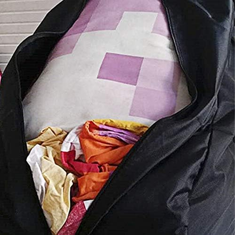 160 Liter Extra Large Storage Bag for Bedding Comforter King Pillows Blankets Clothes Waterproof College Carrying Bag with 2 Handles Zippered Travel Laundry Bag Foldable House Moving Bag Organizer image number 1