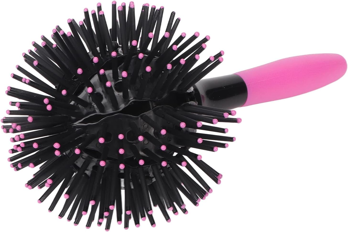3D Curly Hair Comb round Ball Hair Brush Detangling Eliminates Tangles Portable Massage Scalp for Salon image number 5