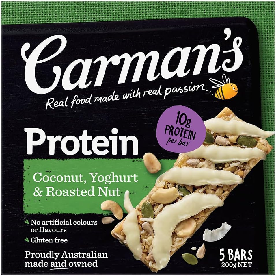 Carman'S Protein Bars Coconut, Yoghurt & Roasted Nut 6X200G (Pack of 30) image number 6