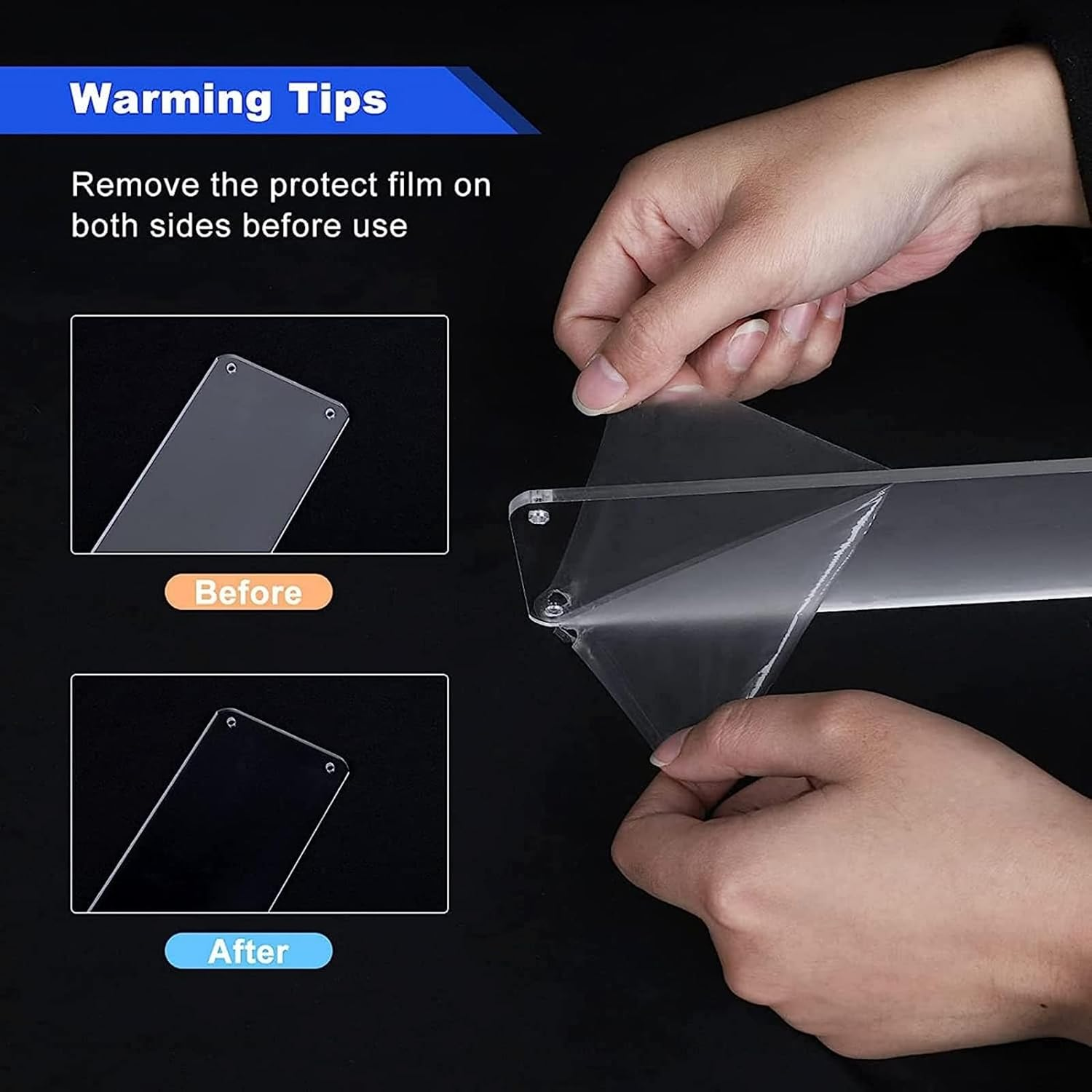 4-Tier Acrylic Riser Shelf Display Stand - Clear Holder for Action Figures, Collectibles, Toys, Cupcakes, Desserts, Jewels, Figurines, Perfume, Makeup, and More image number 1