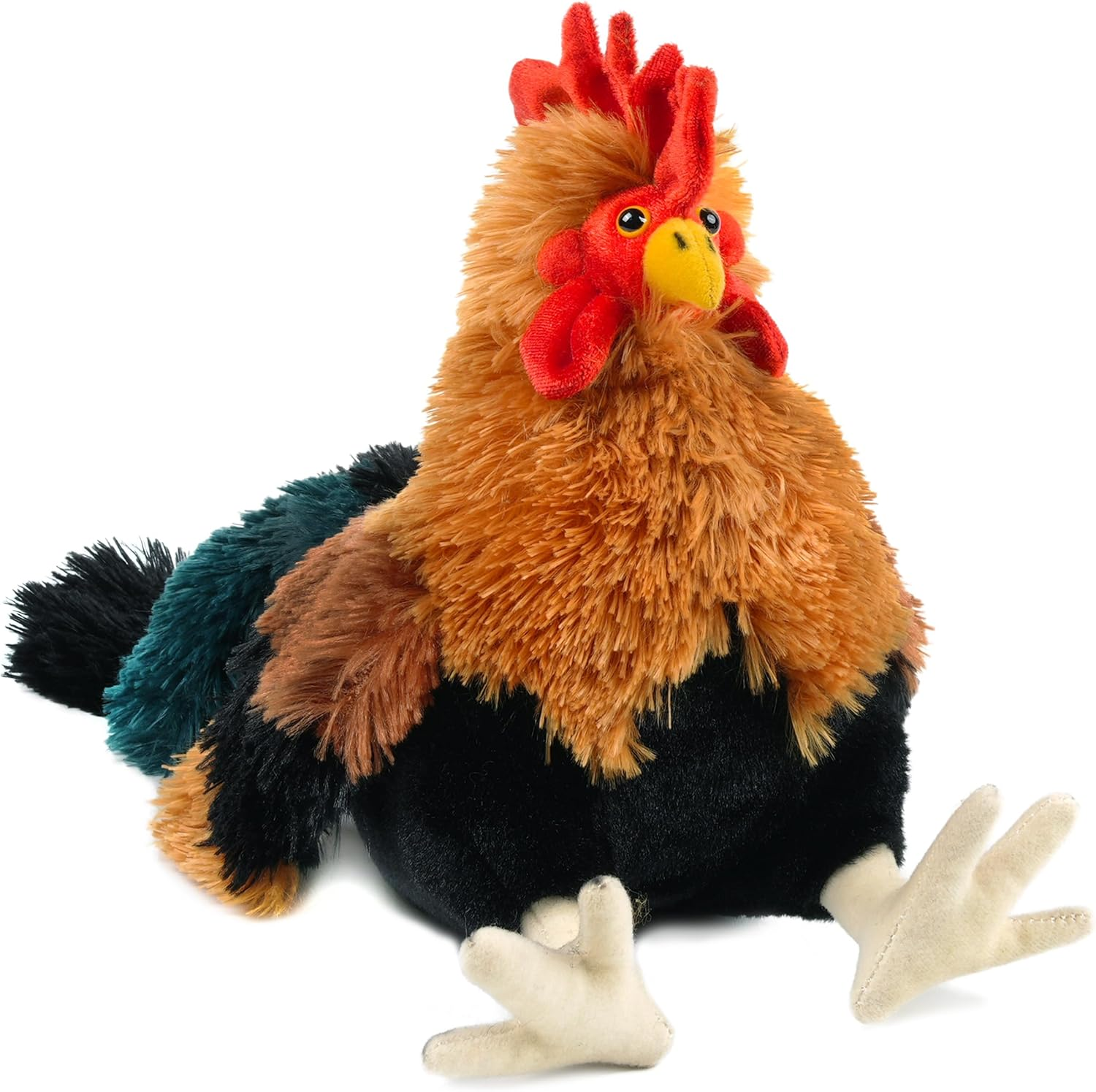 Riley the Rooster - 8 Inch Chicken Stuffed Animal Plush image number 3