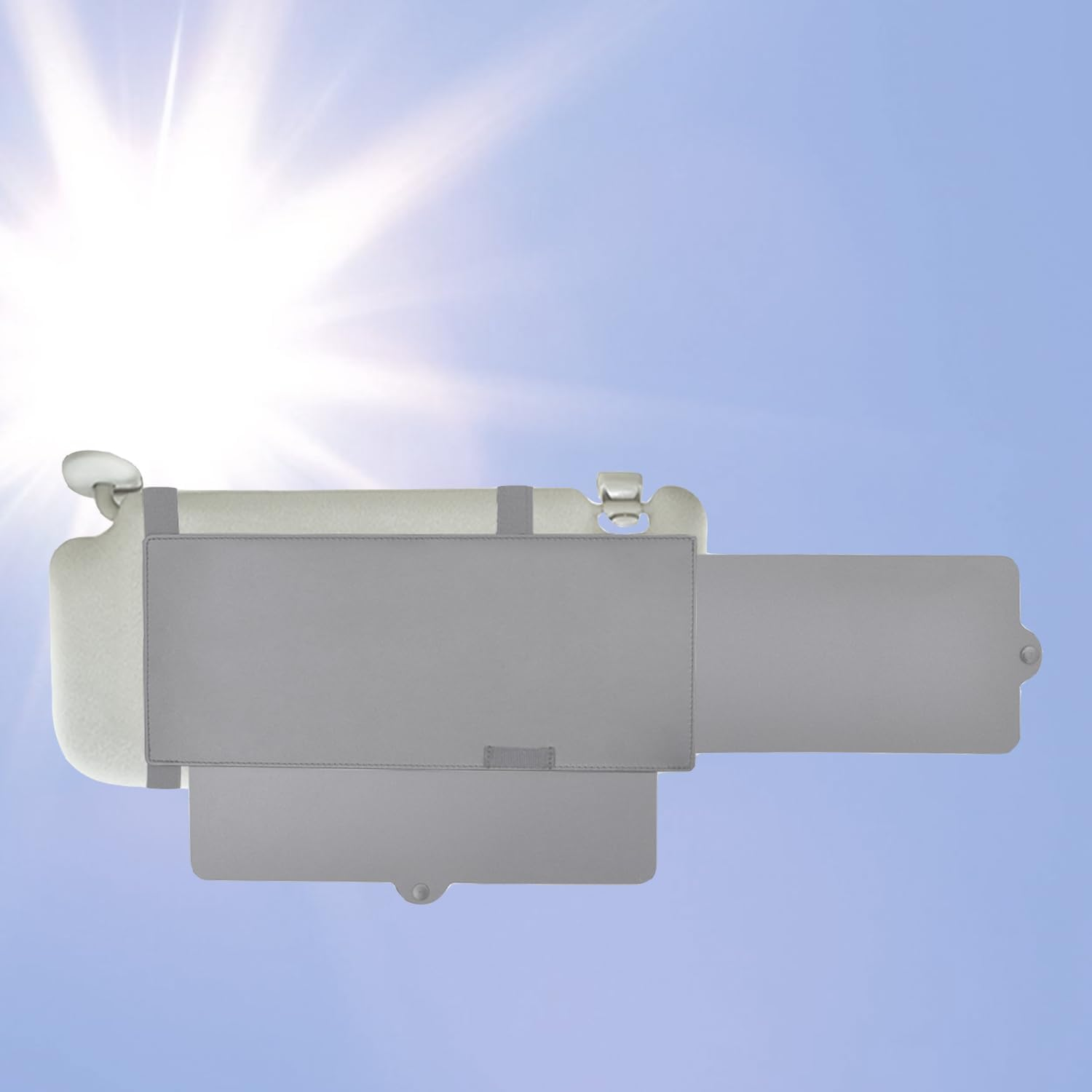 FULLONG Car Visor Extender, Car Visor Sun Shade Extender, Windshield Shade and Side Window Shade (Black)