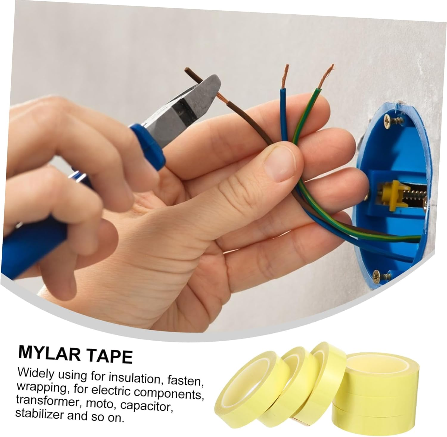 6Pcs Strong Double Sided Tape Heavy Duty Adhesive Mara Tape Insulation Random Color image number 4