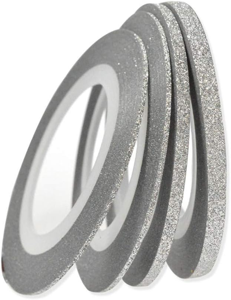 1 Rolls Nail Art Glitter Gold Silver Stripping Tape Line Strips Decor Tools 1Mm2Mm3Mm Nail Sticker DIY Beauty Accessories (1Mm, Gold) image number 2