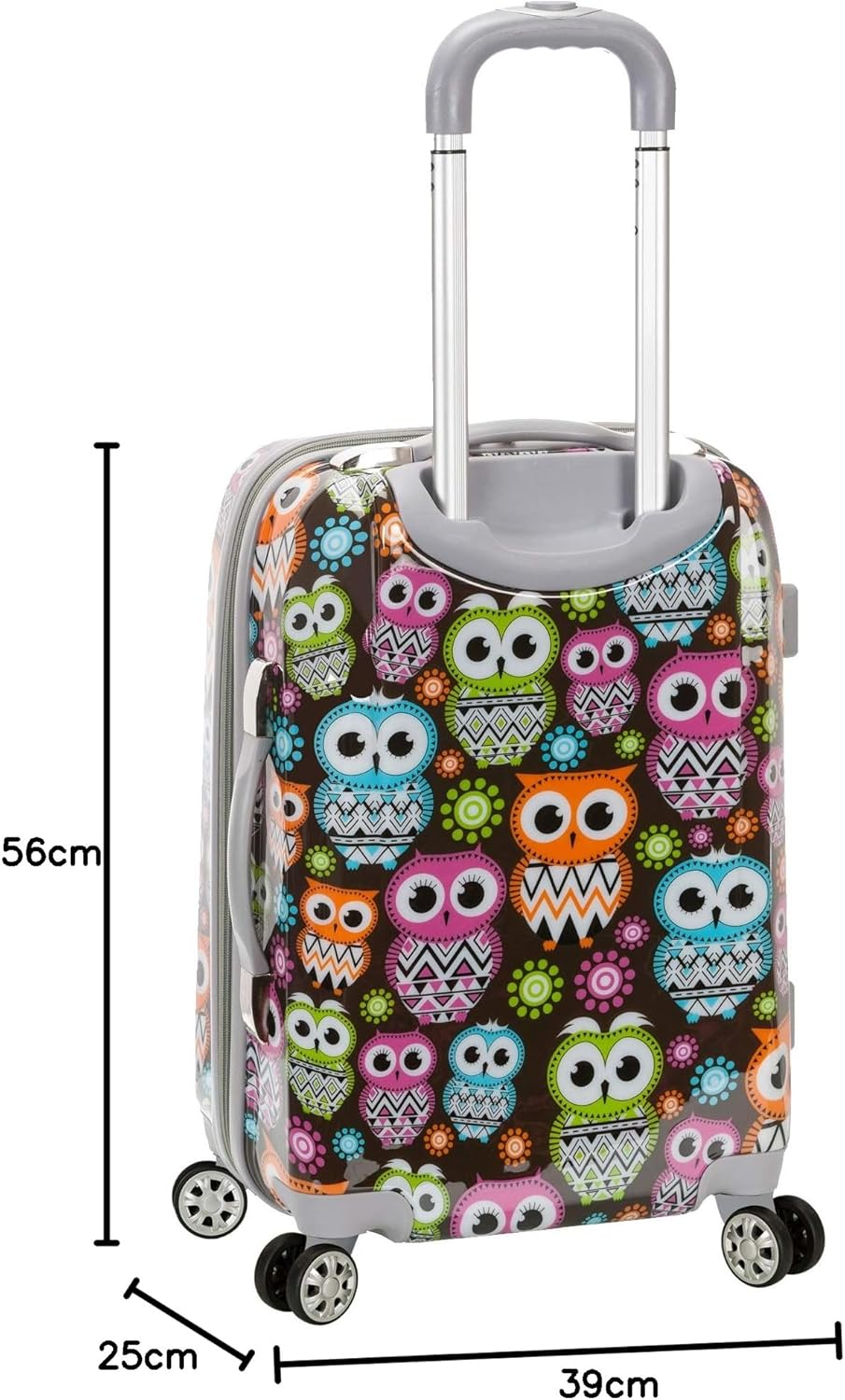 Rockland Vision Hardside Spinner Wheel Luggage, Multicolor, Carry-On 20-Inch, Multicolor, Carry-On 20-Inch, Vision Hardside Spinner Wheel Luggage image number 1