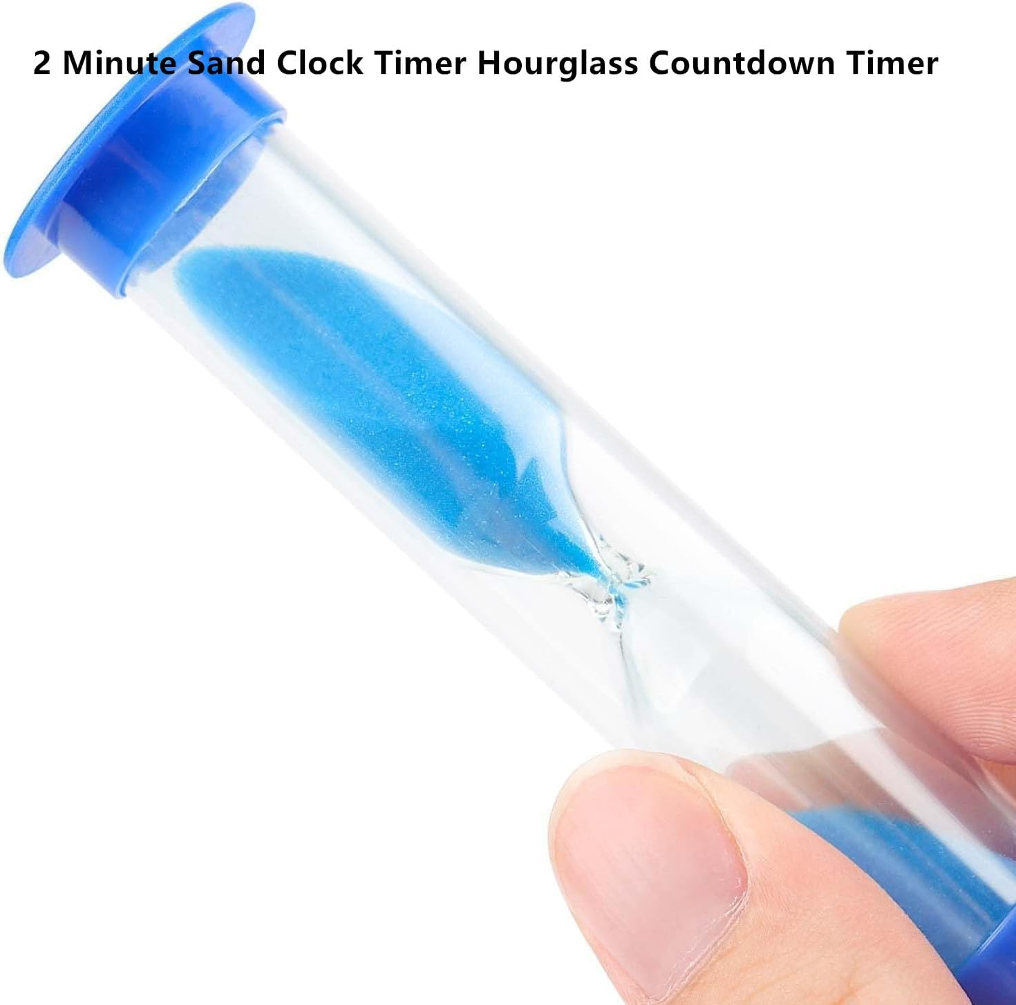 4PCS Sand Timers, 2 Minute Sand Clock Timer Hourglass Countdown Timer for Brushing Teeth, Classroom, Home and Kitchen(Colorful) image number 1