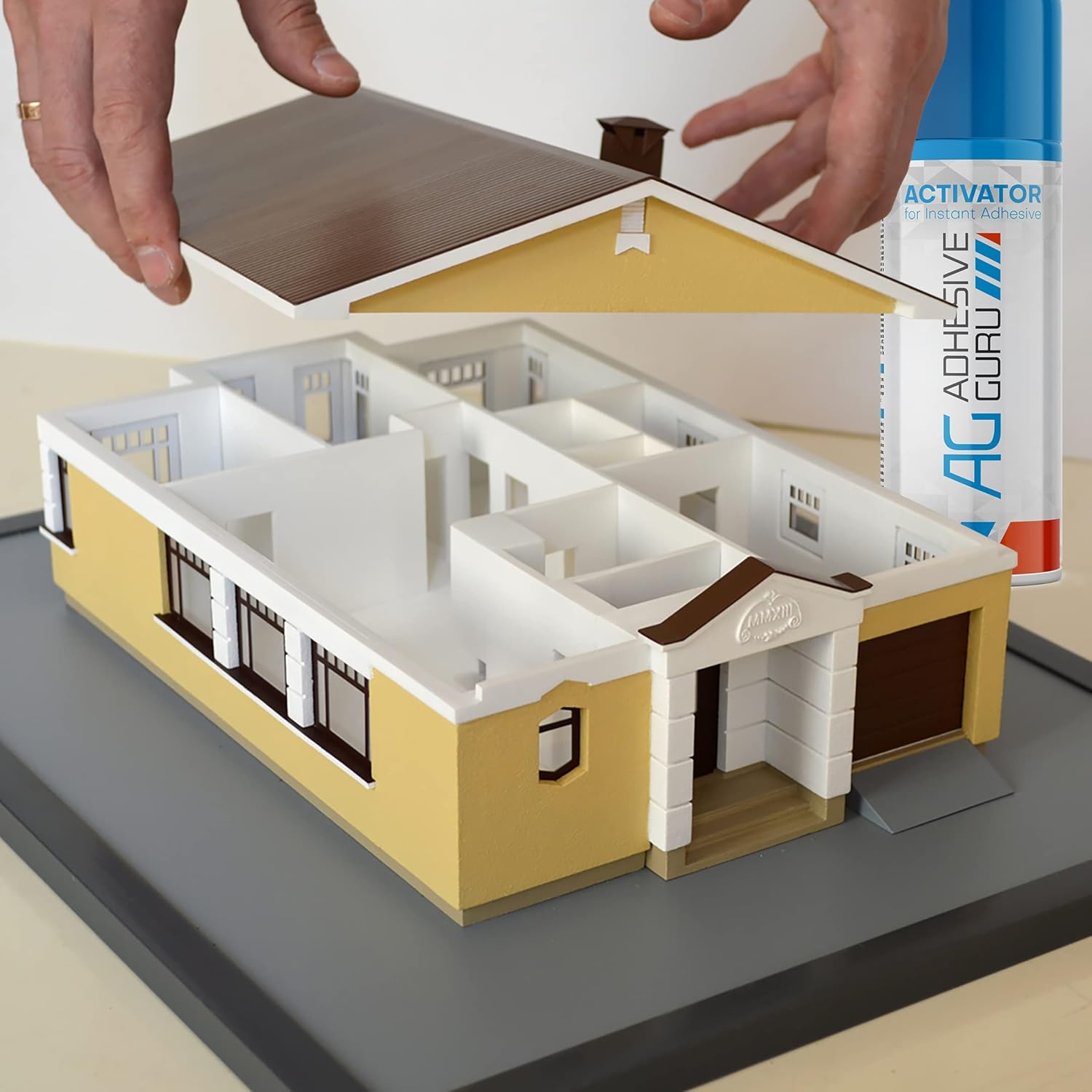 Adhesive Guru CA Glue with Activator Woodworking (2 X 09 Oz - 2 X 338 Fl Oz) Ca Glue Kit (2 Pack) image number 4