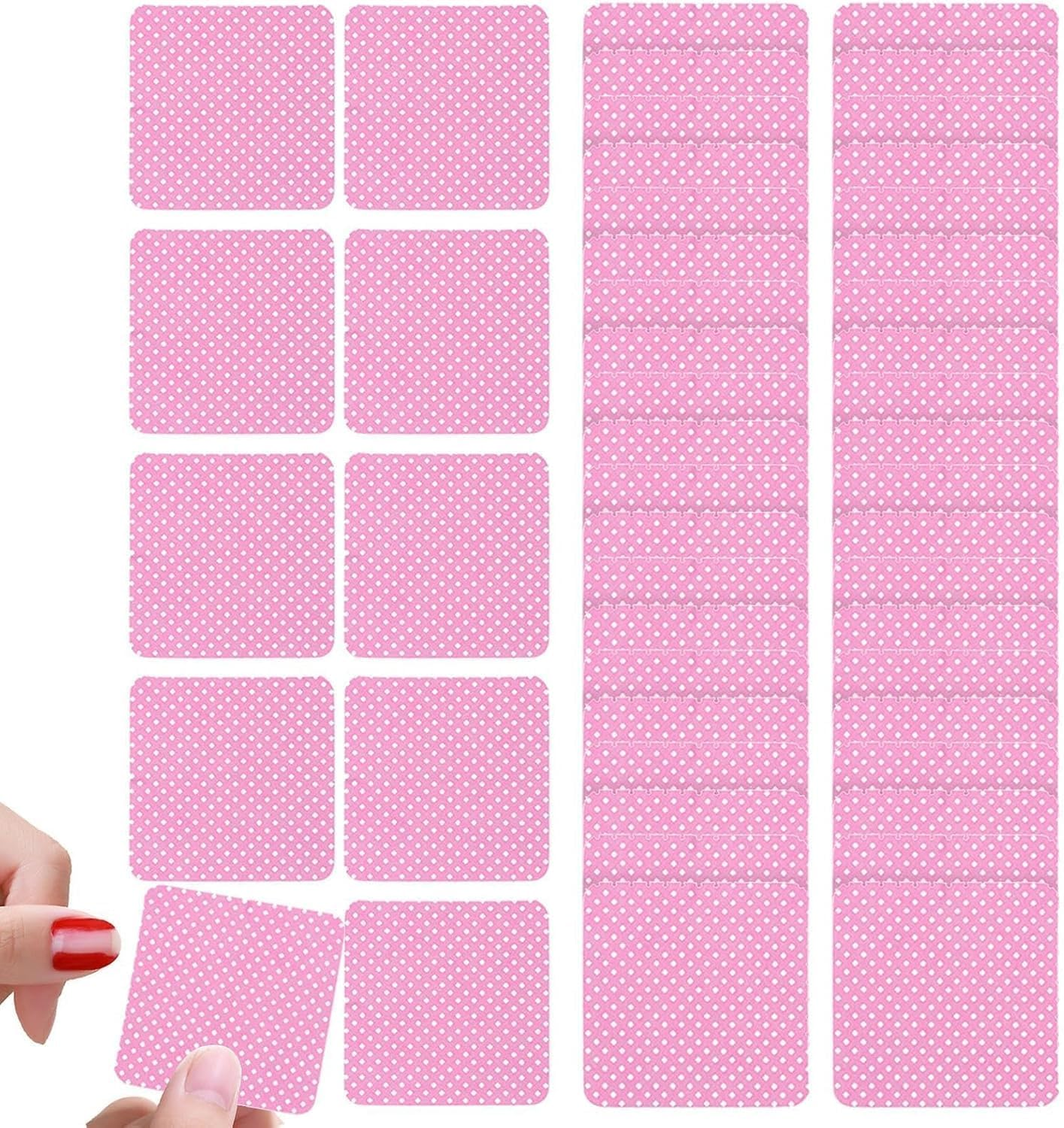 200 Pcs Nail Polish Remover Pads - Nail Polish Soaking Pads | Soft Non Woven Fabric Nail Wipes Super Absorbent Nail Polish Remover Pads, Paint Polish Remover Pads image number 4