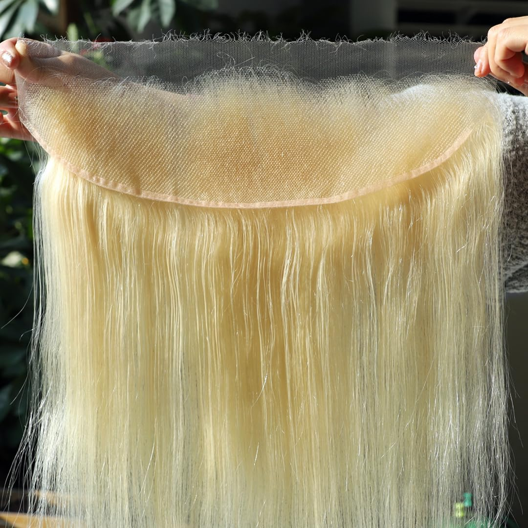 BEEOS Deep Wave 13X6 SKINLIKE Real HD Lace Frontal, Vivid Pre-Plucked Hairline Bleached Knots 0.10Mm Ultra-Thin Invisible HD Lace Human Hair Frontal 12 Inch