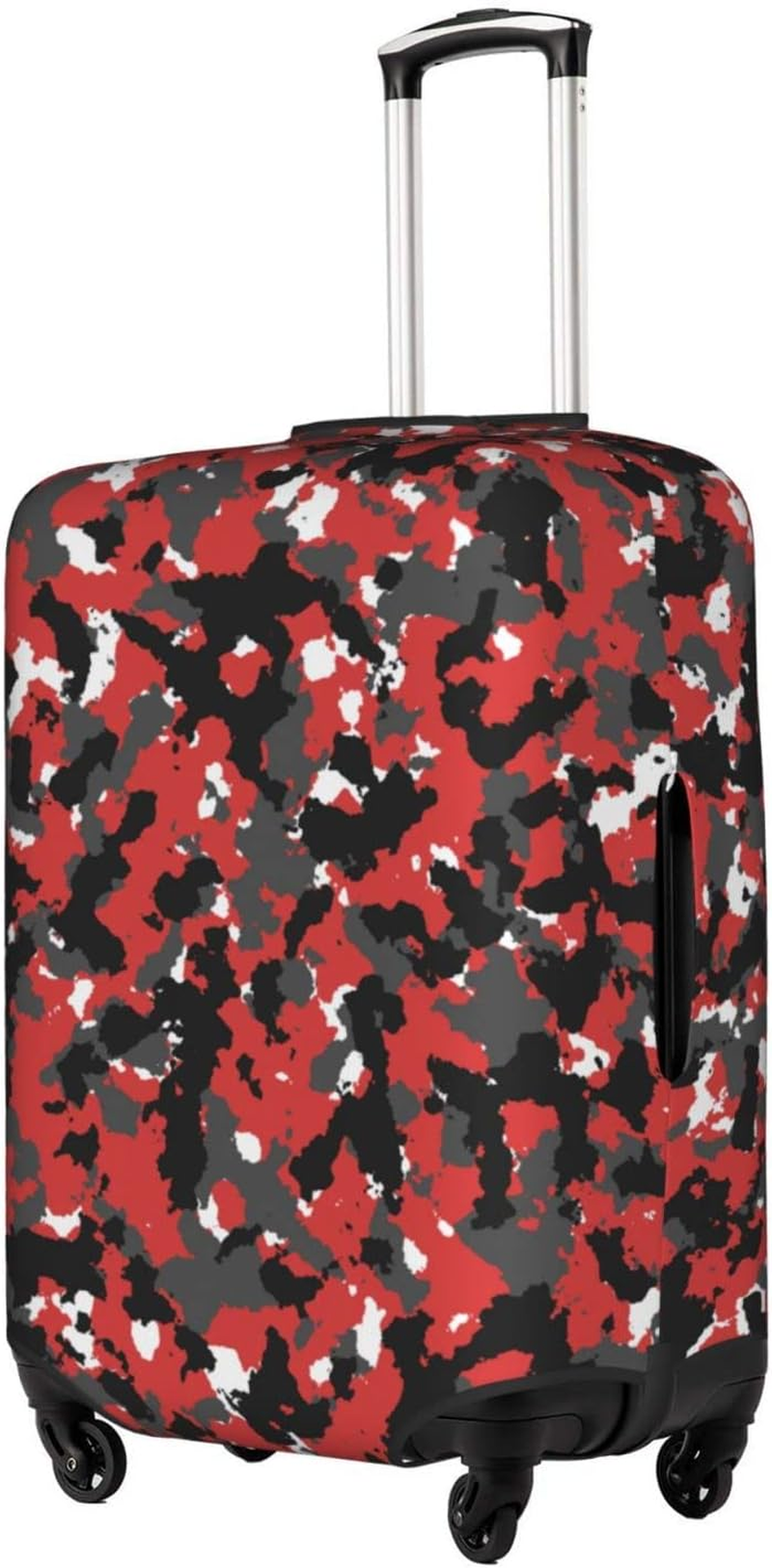 Obabo Butterfly Purple Travel Luggage Cover,Washable Suitcase Cover Protector Anti-Scratch Suitcase Cover Fits 18-32 In, Camouflage Pattern, L image number 4