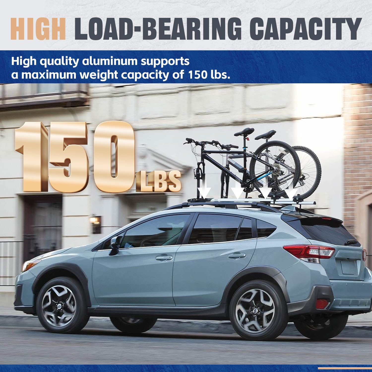 Cross Bars Fits for Subaru XV Crosstrek 2013-2025 & Forester 2014-2024 & Impreza 2017-2023 & Outback Wilderness 2022-2025 Adjustable Roof Rack Crossbar Luggage Rack image number 3