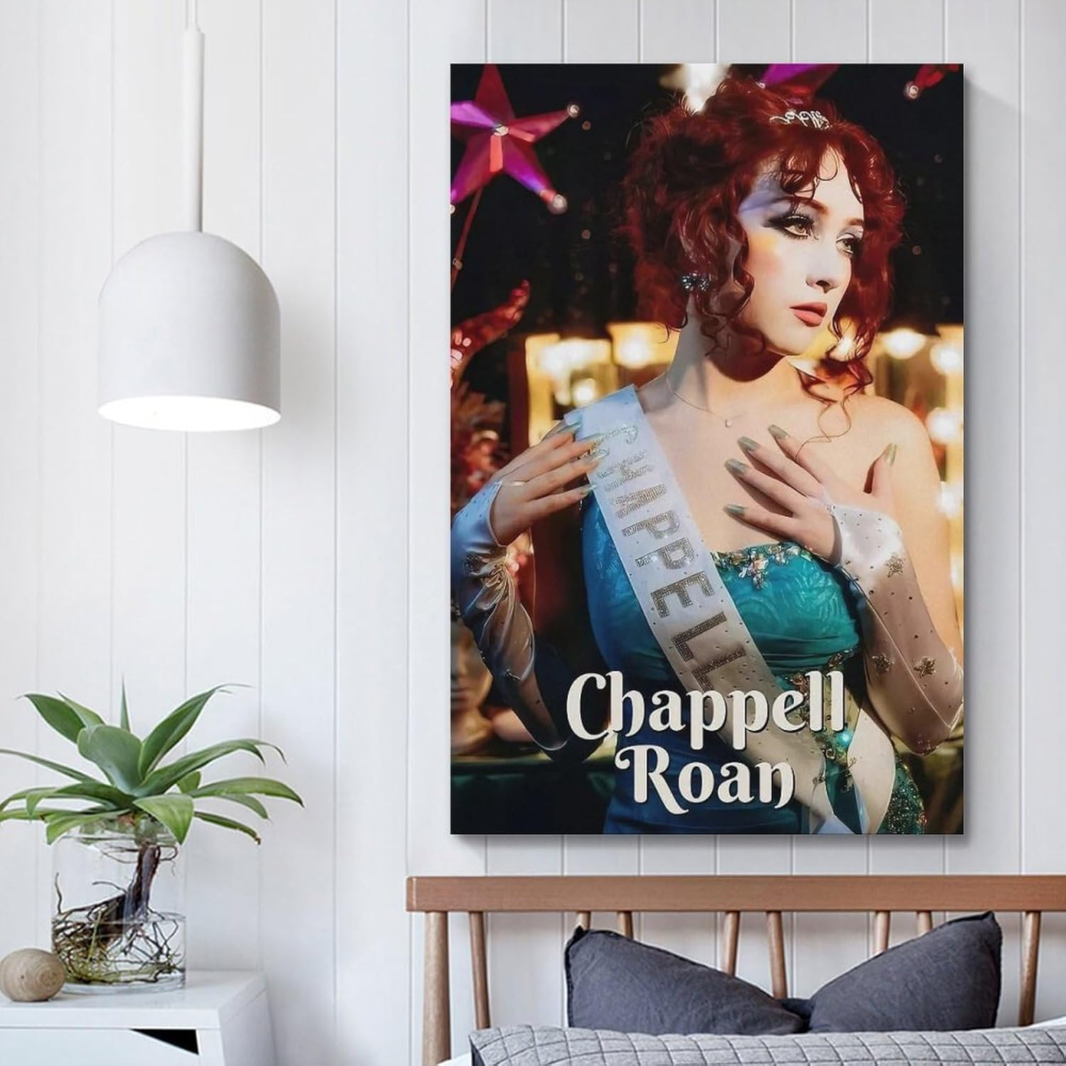 Singer Chappell Roan Music Poster Canvas Painting Wall Art Picture Home Decor Print for Bedroom Living Room Dorm Study Bar Office 12X18Inch(30X45Cm) image number 2