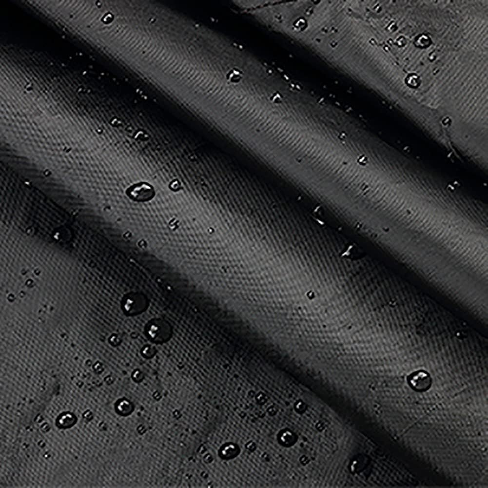 Motorcycle Cover Waterproof Outdoor MAYHOUR Motorbike Scooter Cover Water Dust UV Protective for outside Storage Indoor Scooter Covers with Lock Holes PU Coating Elastic Hems and Wind Buckle (Black, (Xl)97&times;41&times;49In/245&times;105&times;125Cm) image number 1