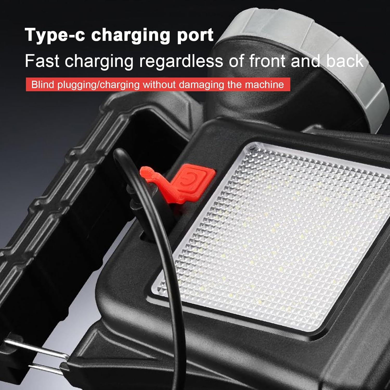 Solar Flashlight Rechargeable, Travel Flashlight Torch, Rechargeable Handheld Torch for Hiking Fishing Tent, Compact Outdoor Lighting Tool image number 3