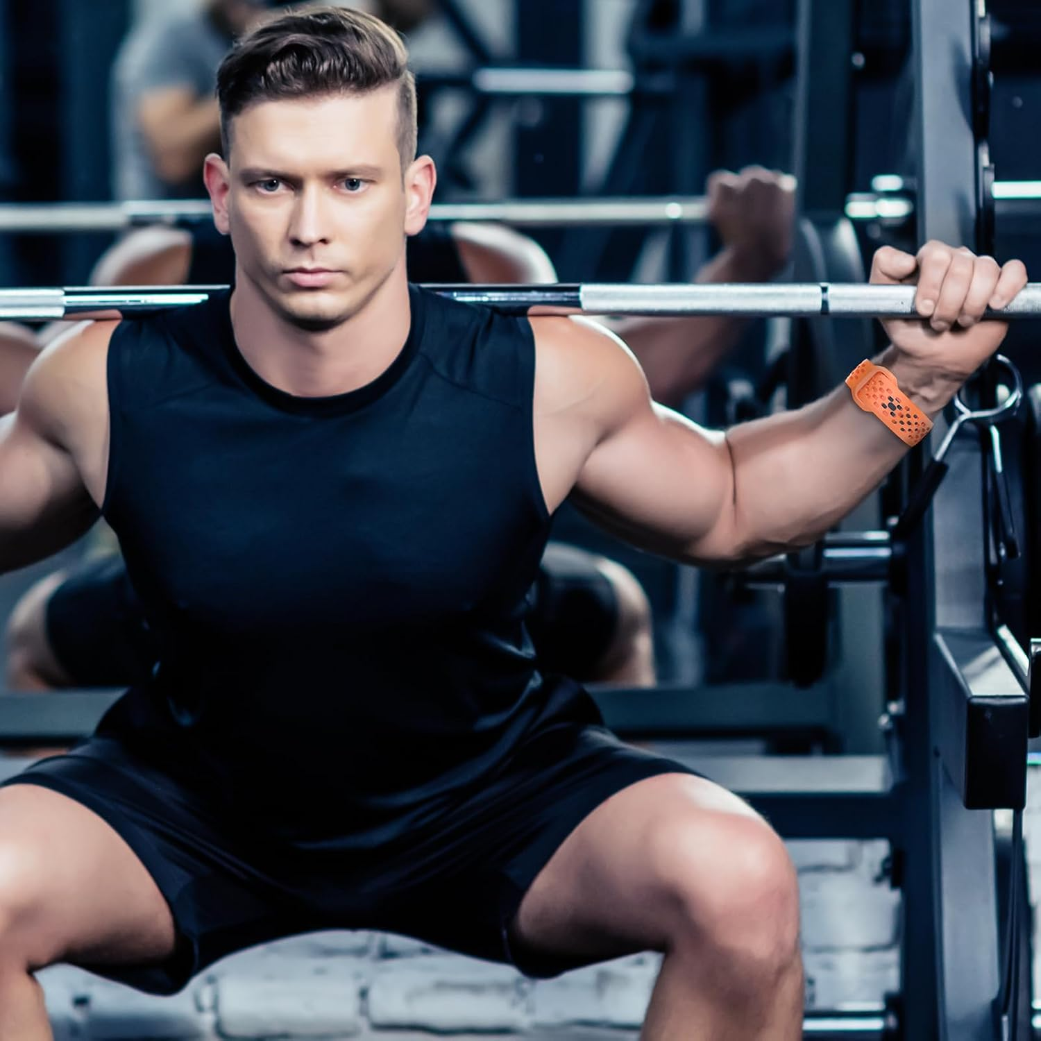 Sport Band for Apple Watch Band 46Mm 45Mm 42Mm 44Mm 49Mm 41Mm 40Mm 38Mm Men Women,Silicone for Apple Watch Strap Breathable Wristband Bracelet Iwatch Ultra Ultra 2 Series 10 9 8 7 SE2 SE 6 5 4 3 2 1 Strap image number 6