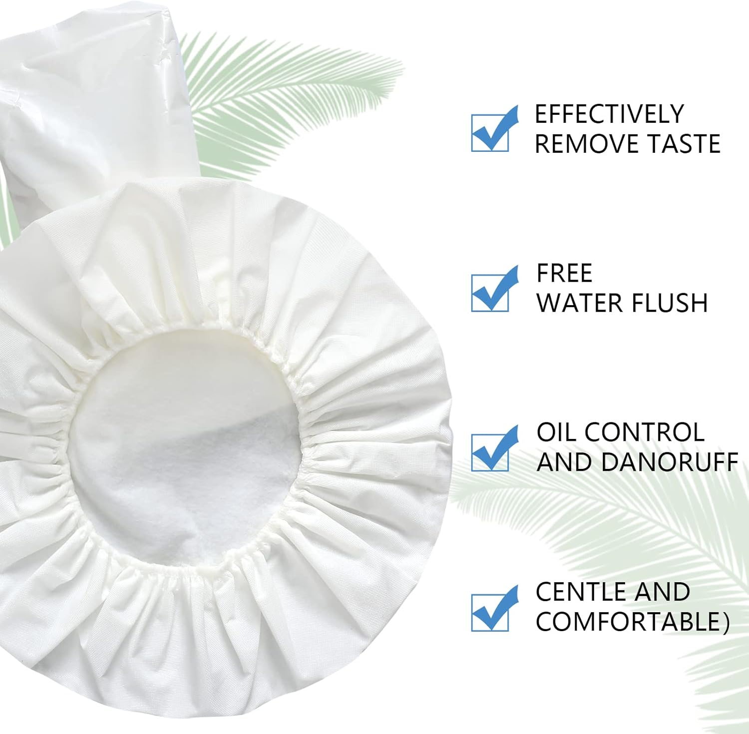 Hicarer 15 Pcs Waterless Shampoo Caps for Elderly Women Bedridden Patients Rinse Free Dry Hair Washing Microwaveable Shower Disposable Dementia Product Essentials for Post Surgery and Hospital Stays image number 5